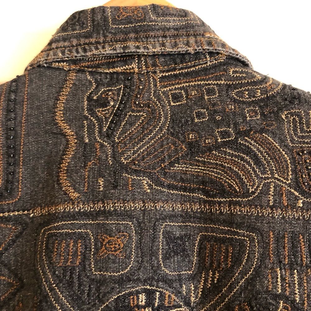 Jean beaded jacket - Picture 4 of 7